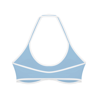 Women's Halter Color Block Yoga Sports Bra