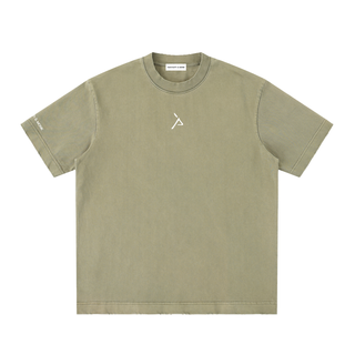 Heavyweight Vintage Washed Frayed T-Shirt