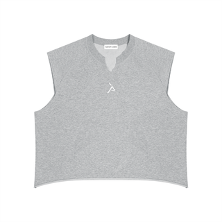 Men’s Boxy Raw Hem Tank Top