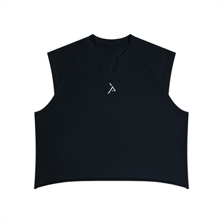 Men’s Boxy Raw Hem Tank Top