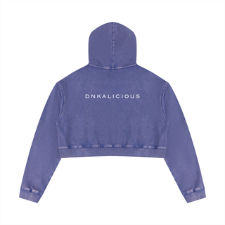 Women’s Mineral Washed Crop Hoodie
