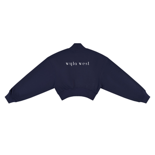 Women's Crop Mock Neck Sweatshirt